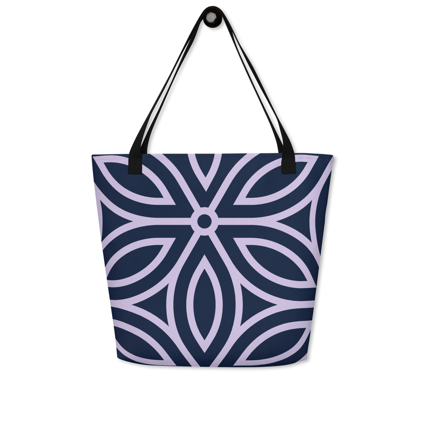 Purple Flower Tote