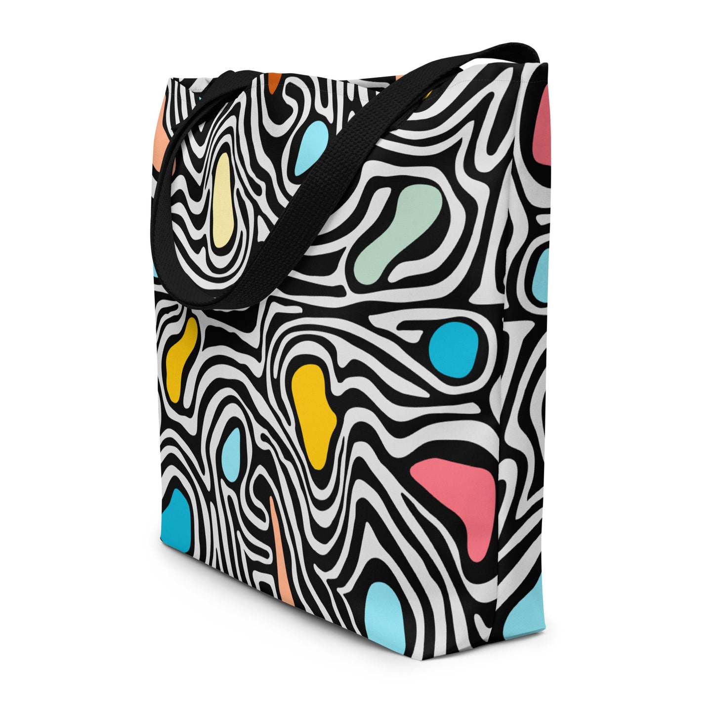 Swirly Road Tote