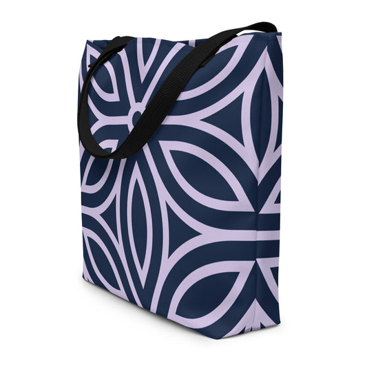 Purple Flower Tote