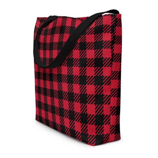 Plaid Tote