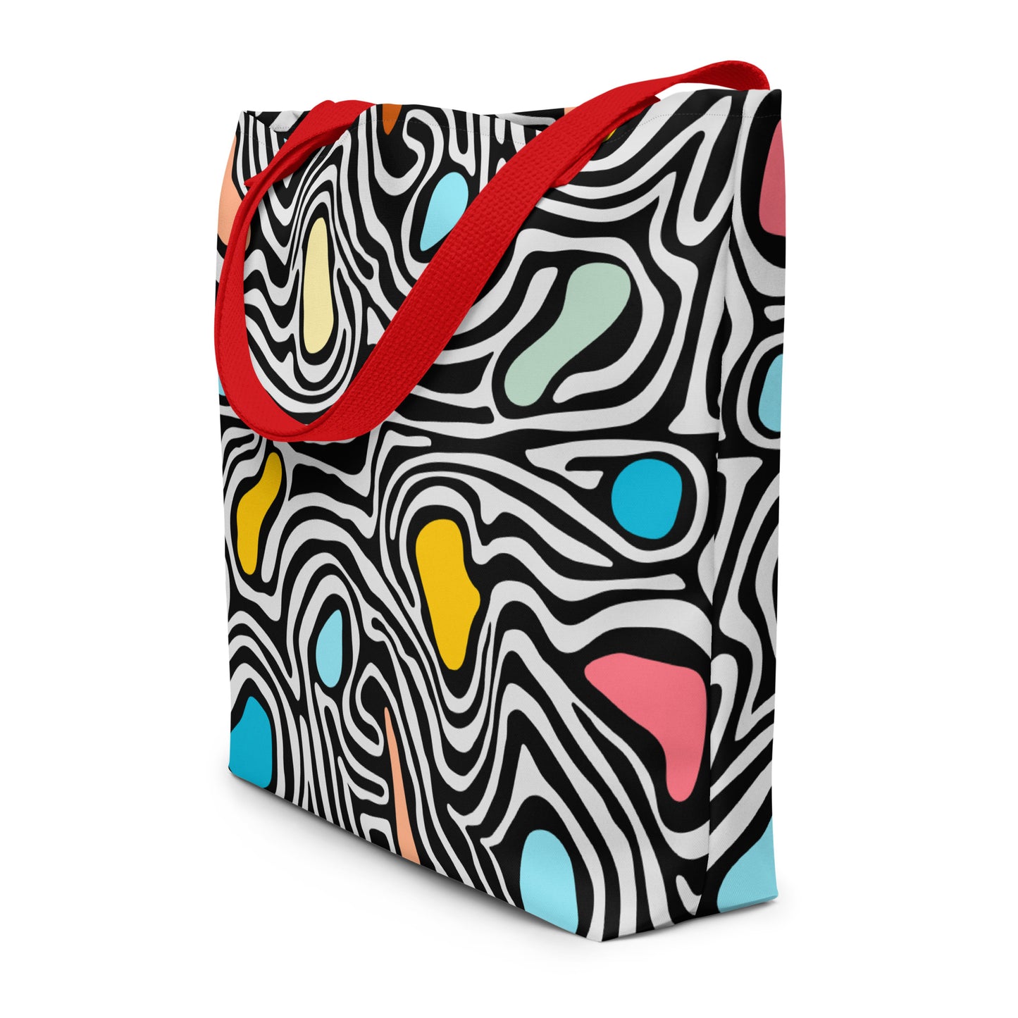 Swirly Road Tote