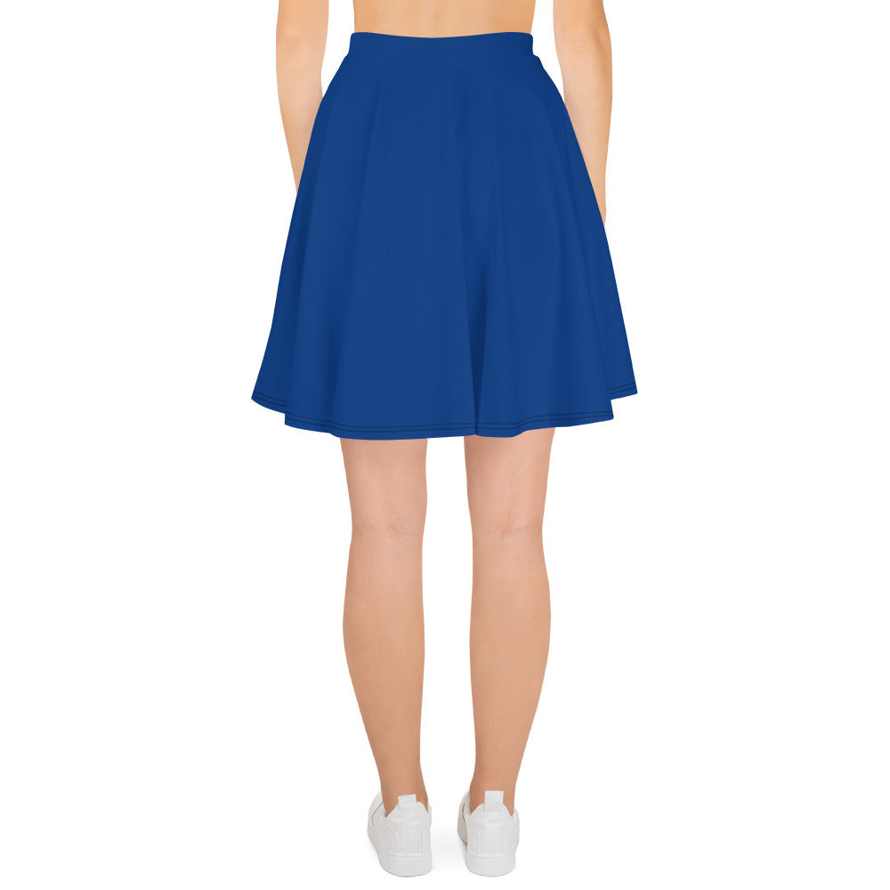 Blue Skater Skirt