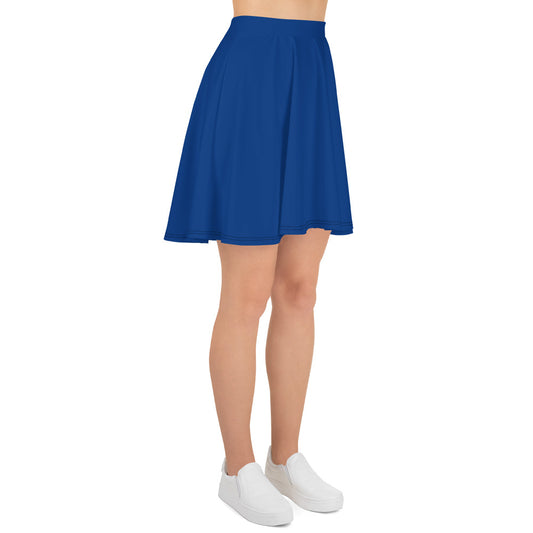 Blue Skater Skirt