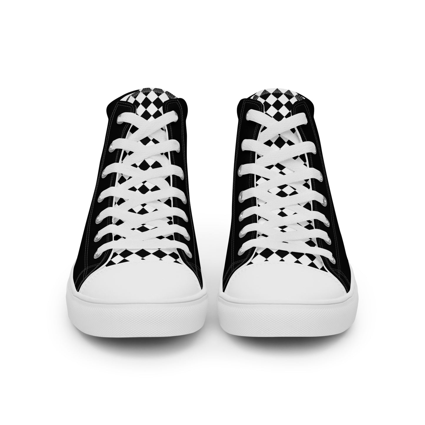 Men’s Checkered High Top