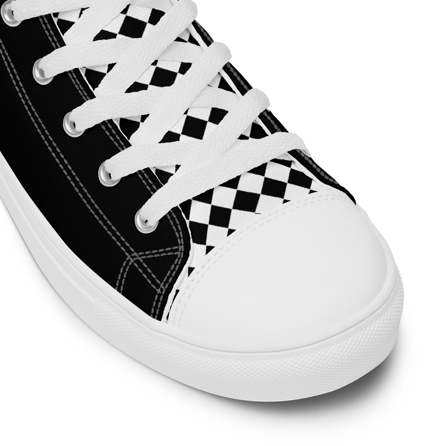 Men’s Checkered High Top