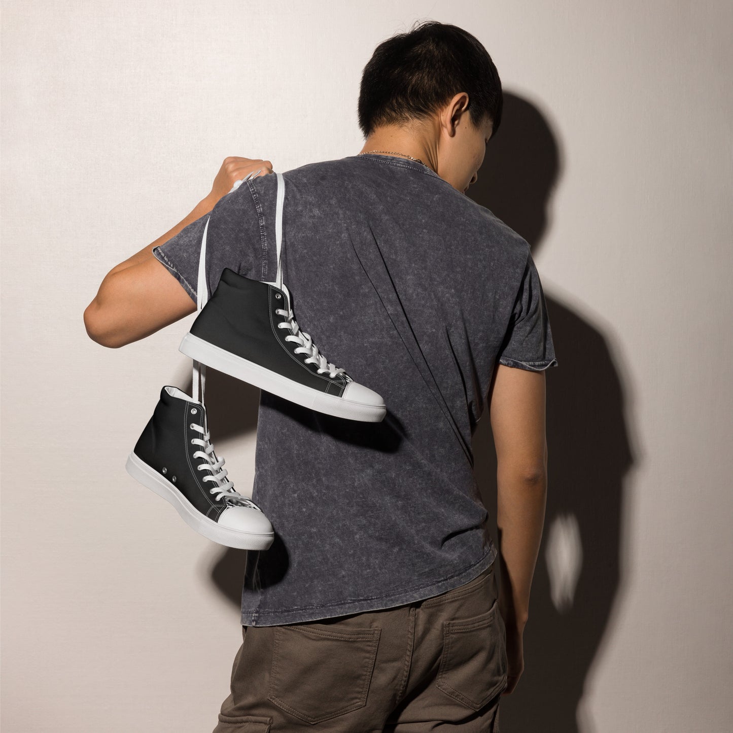 Men’s Checkered High Top