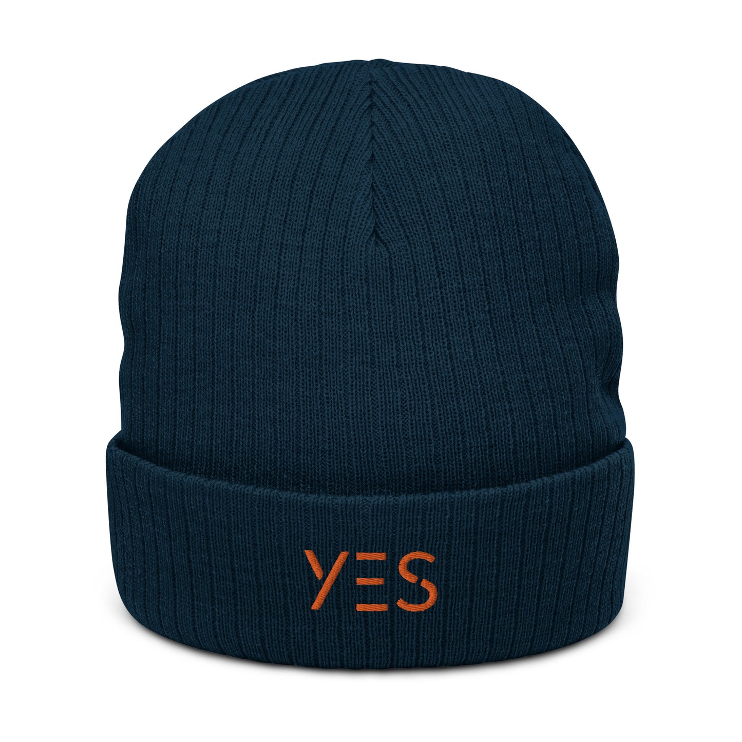 Say YES ! Ribbed Knit Beanie