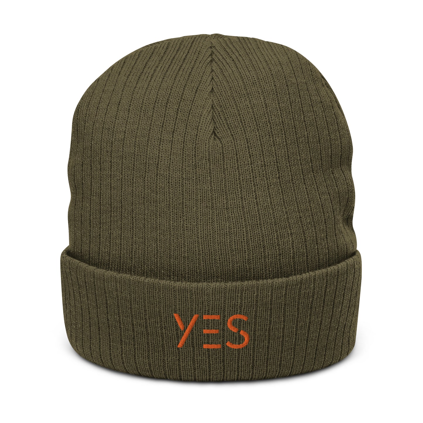Say YES ! Ribbed Knit Beanie