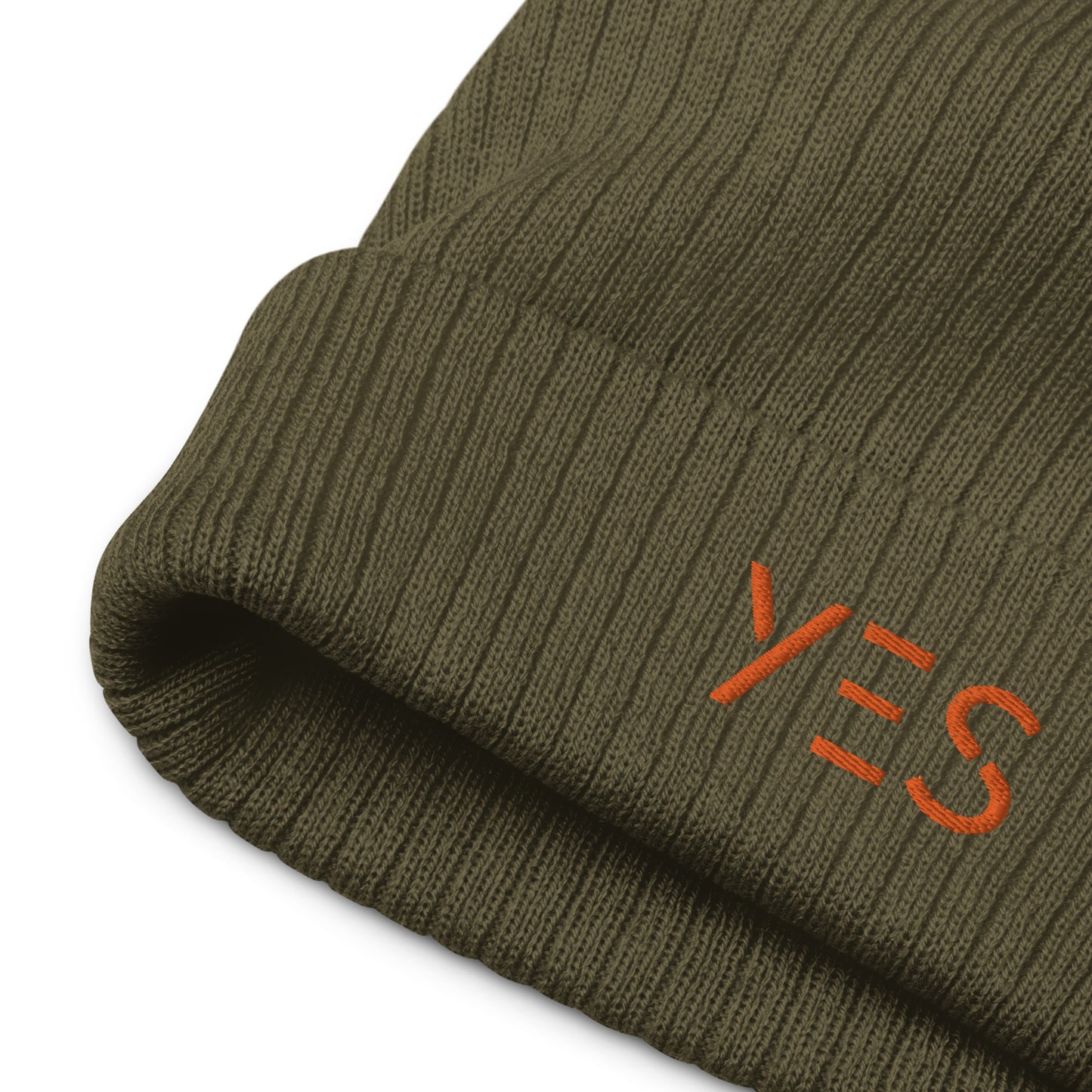 Say YES ! Ribbed Knit Beanie