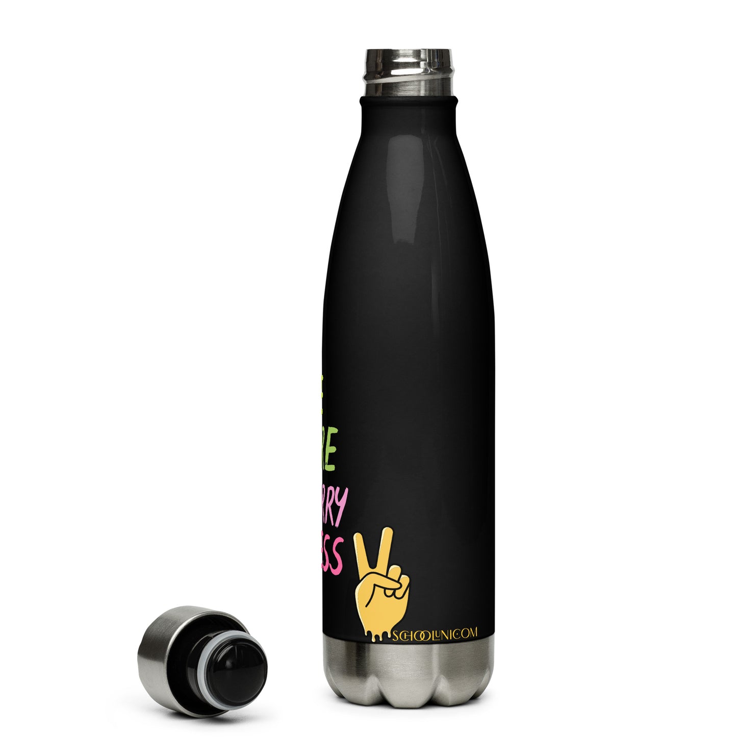 LIVE MORE Stainless-Steel Water Bottle