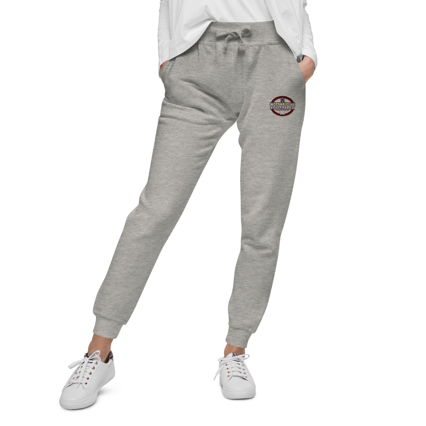CCS Teens Embroidered Unisex School Logo Joggers - Grey