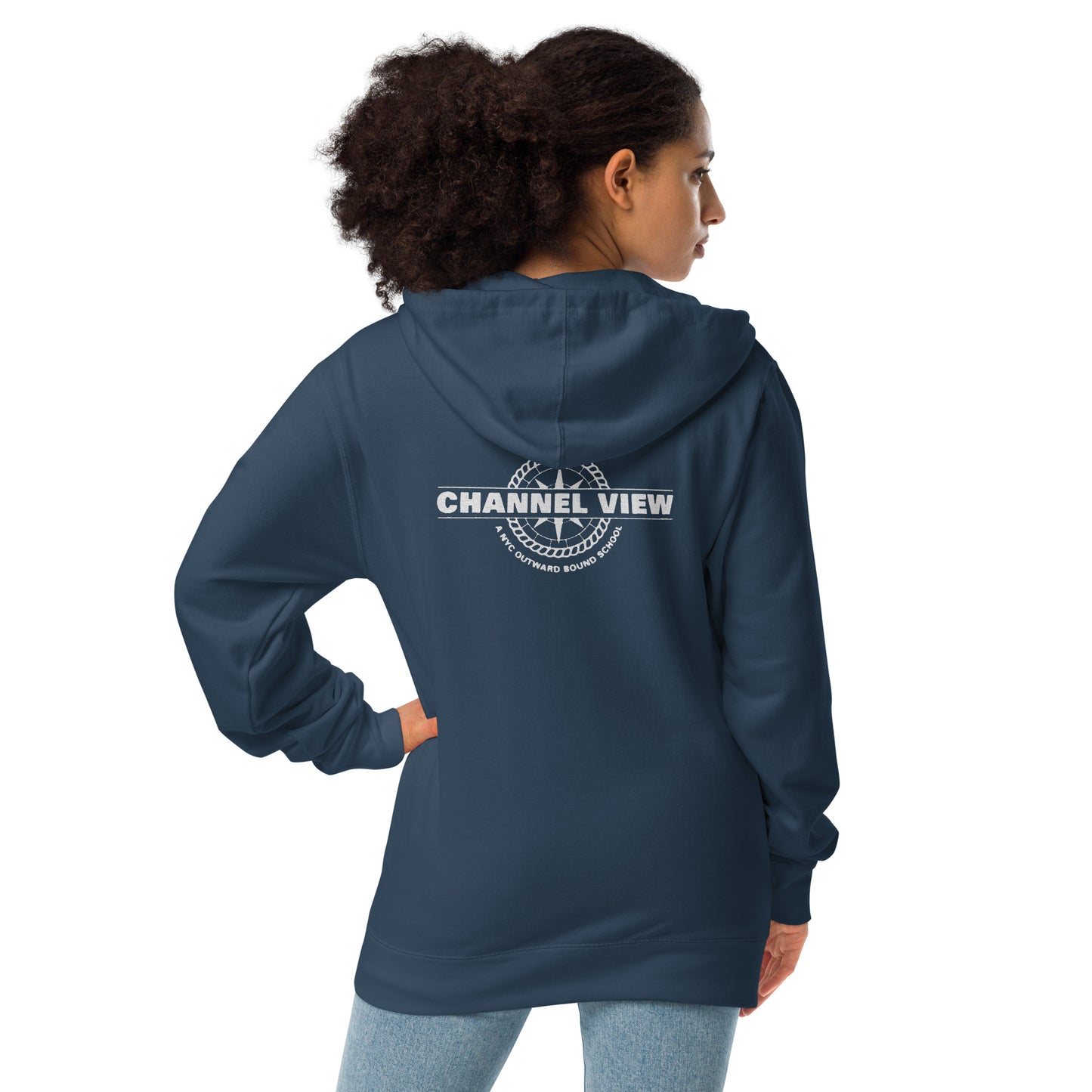 CVSR Embroidered Fleece Zip Up Hoodie