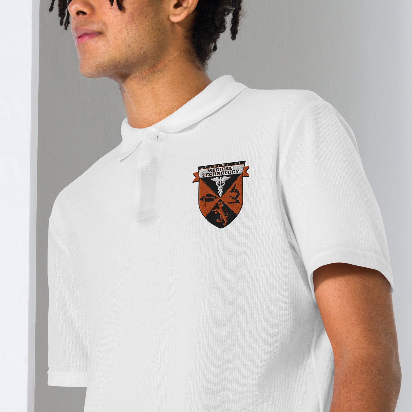 Academy Of Medical Technology Embroidered Polo Shirt