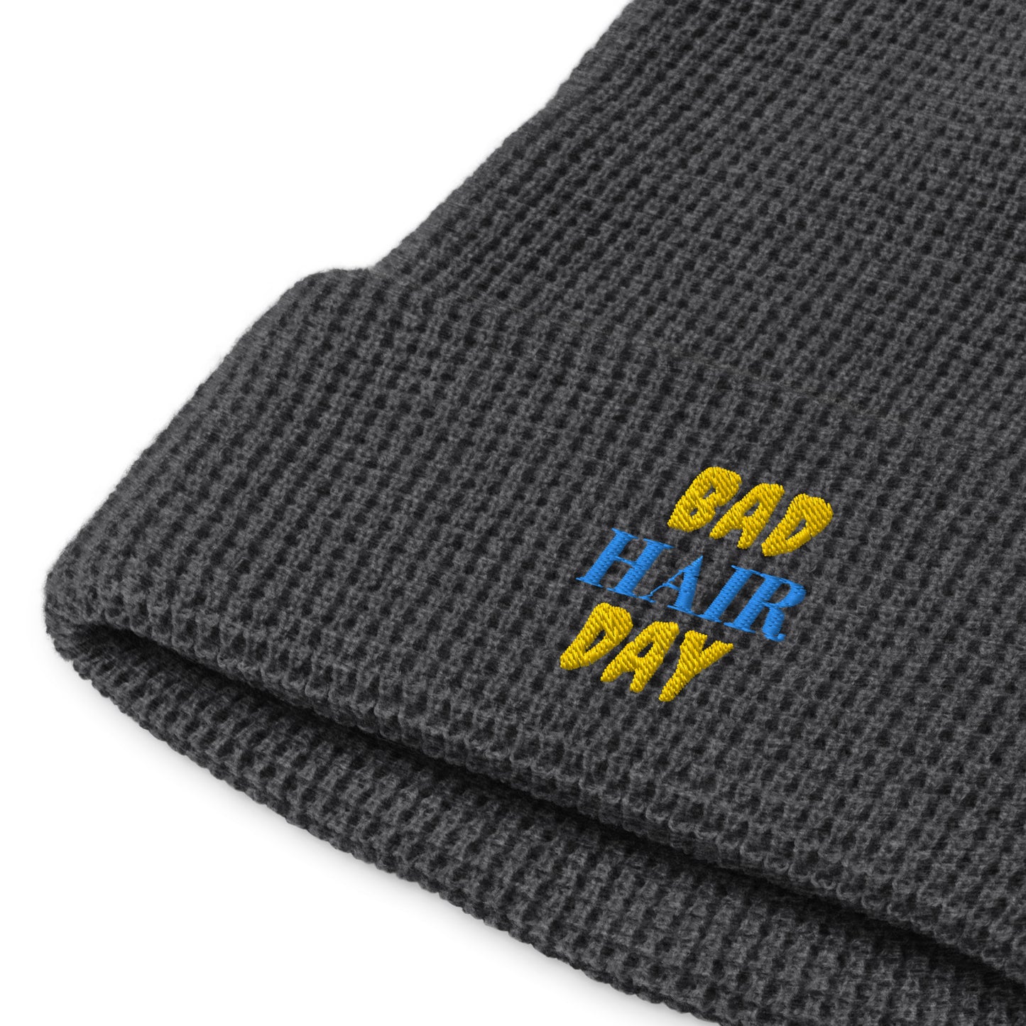 Bad Hair Day Waffle Beanie