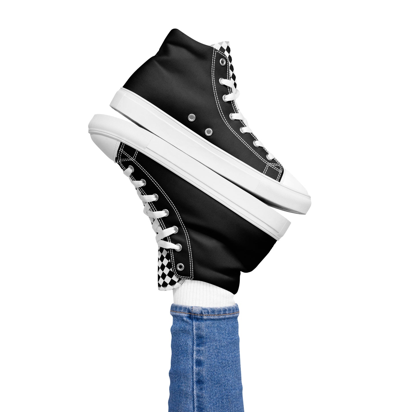 Women’s Checkered High Top