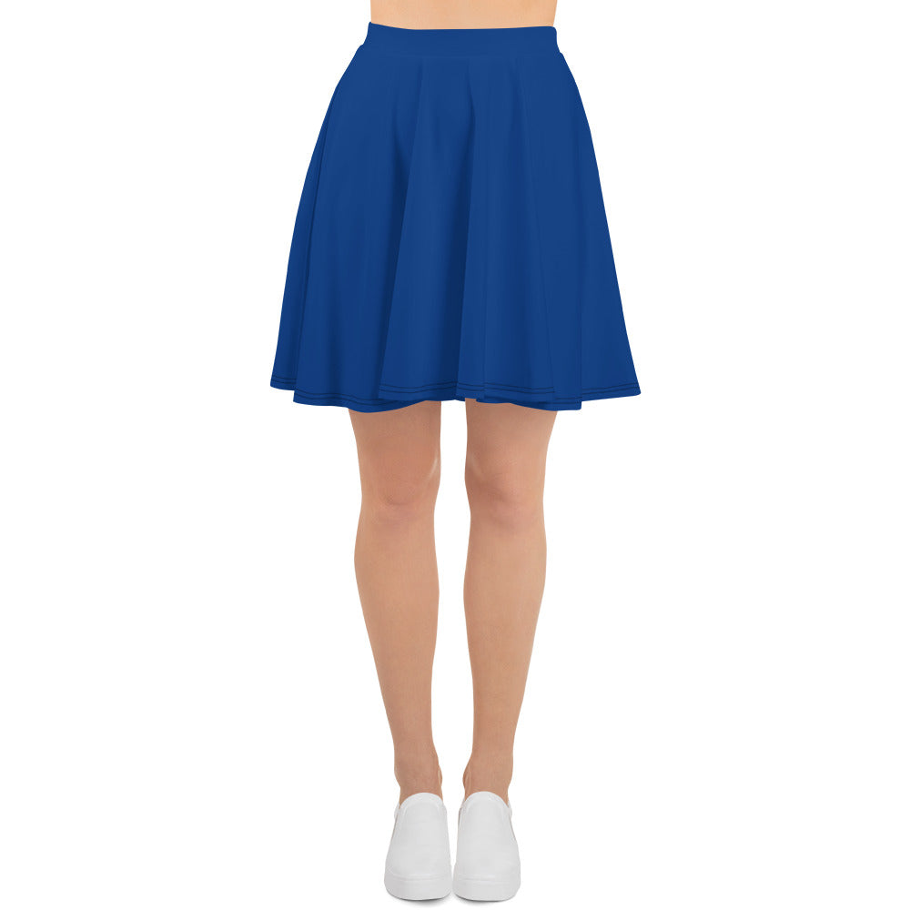 Blue Skater Skirt
