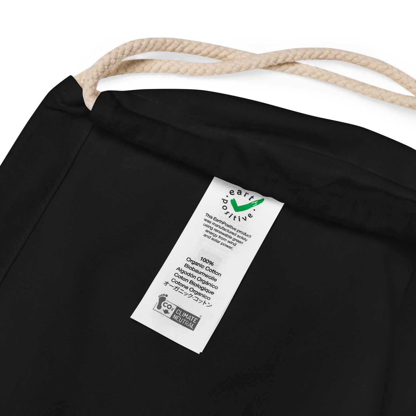 CCS Organic cotton drawstring bag