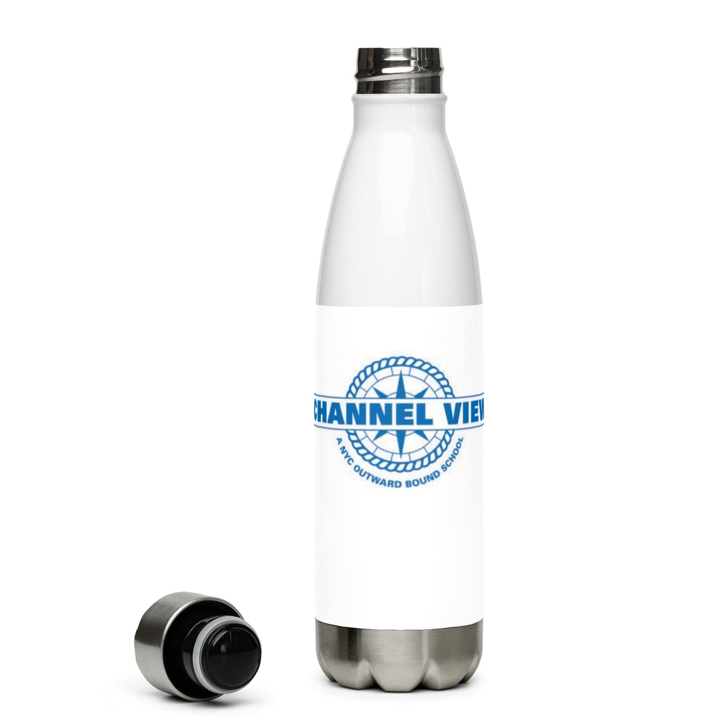 Channel View Stainless Steel Water Bottle